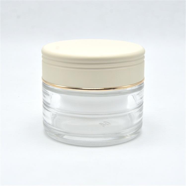 Glass Cream Jar